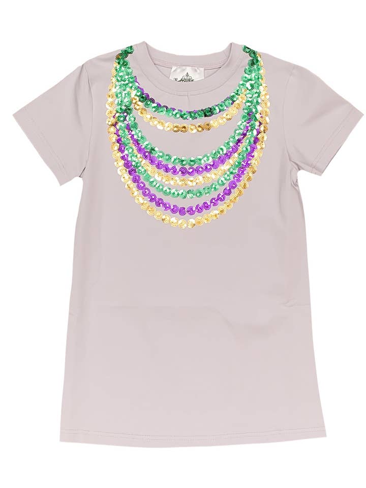 Robe Lavande à Perles pour la vente par Belle Cher