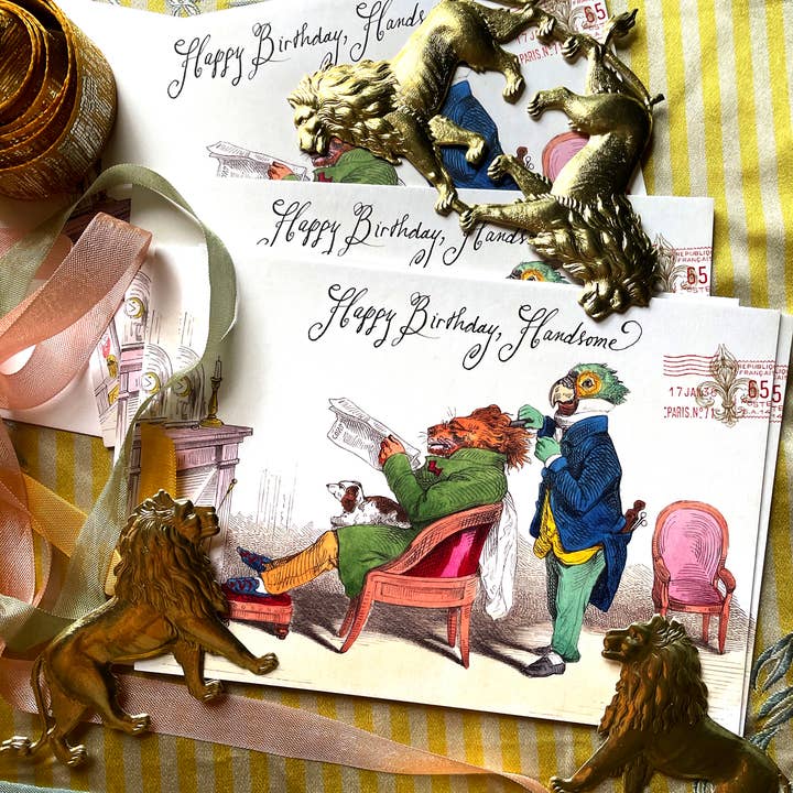 Ivory Tower Studios - Vente Cartes d'anniversaire - Joyeux anniversaire, beau gosse ! Carte souvenir à panneau unique 5 x 75