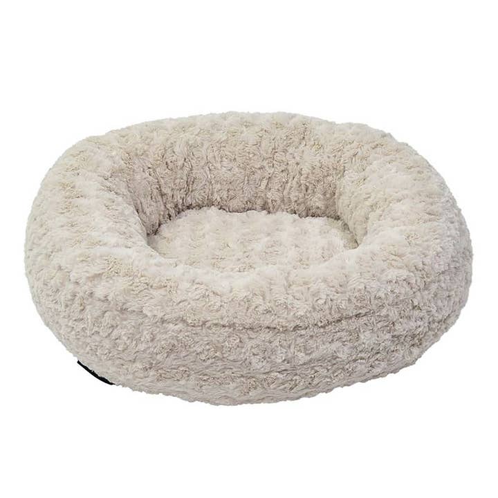home mart goods - Vente Lit – chat et chien - Lit rond lavable en peluche douce pour chien et chat, 21,7 pouces de long