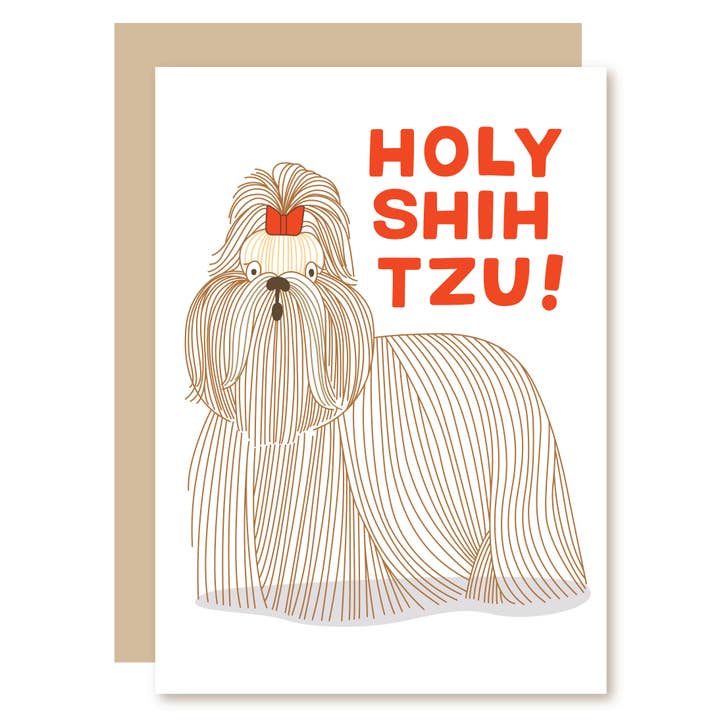 Shih-Tzu Congratulations Card for wholesale by A Smyth Co