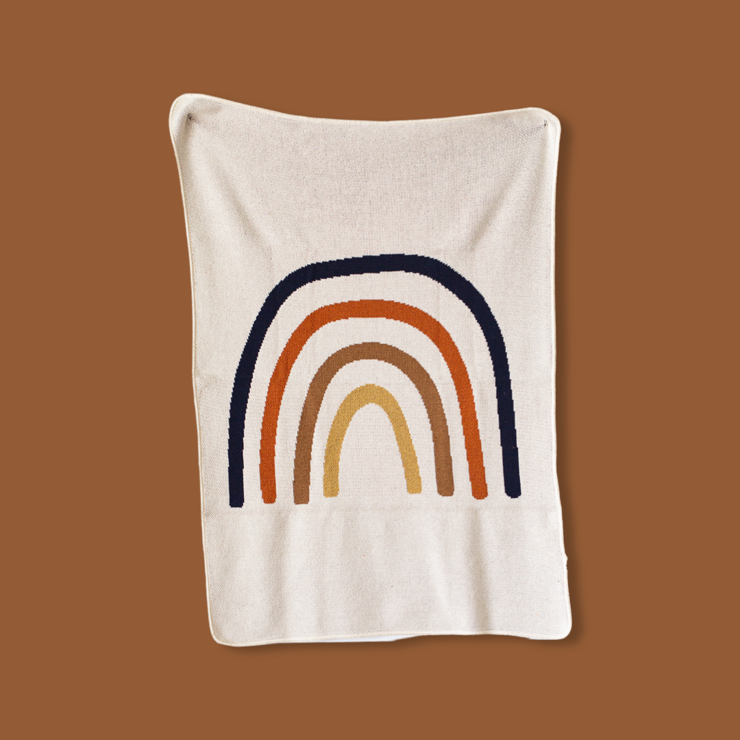 Modern Burlap - Vendita all'ingrosso Plaid - Prodotta negli Stati Uniti | Coperta in maglia arcobaleno | 3 colori13