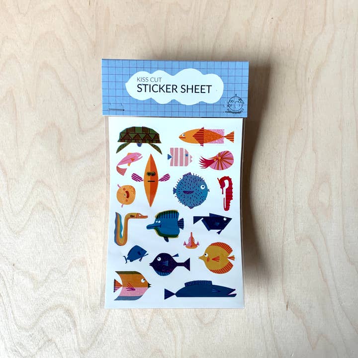 jungwiealt - Vendita all'ingrosso Adesivo - Bambini e neonati - Foglio adesivo Fish Kiss Cut2