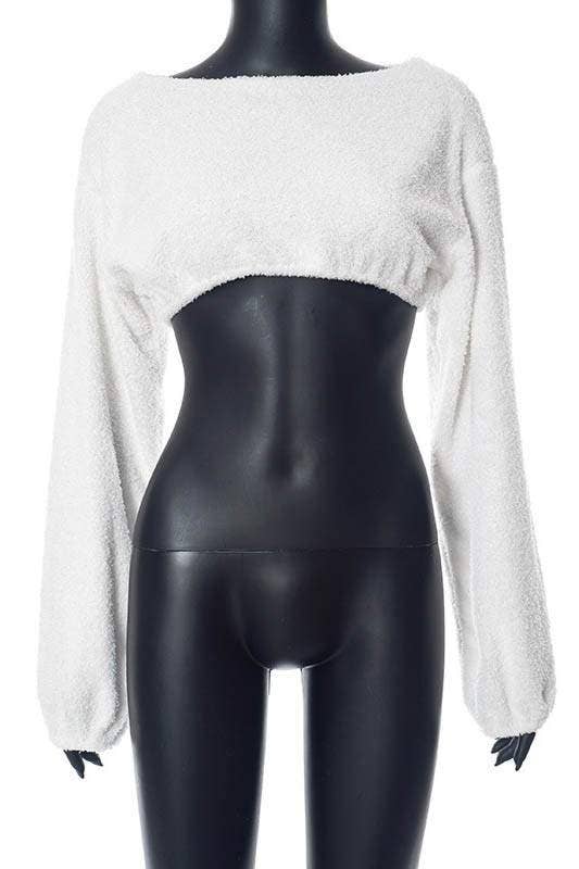 WHITE sweater top and jumpsuit set for wholesale on Faire8