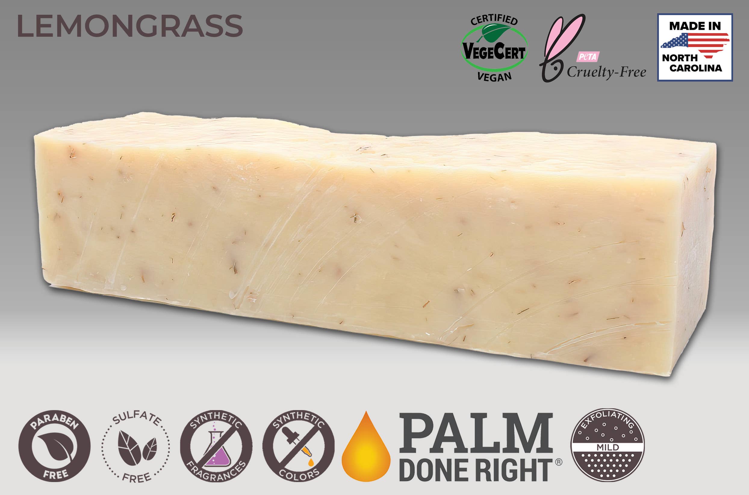 Adams Handmade Soap - Wholesale Bar Soap - Lemongrass Soap1