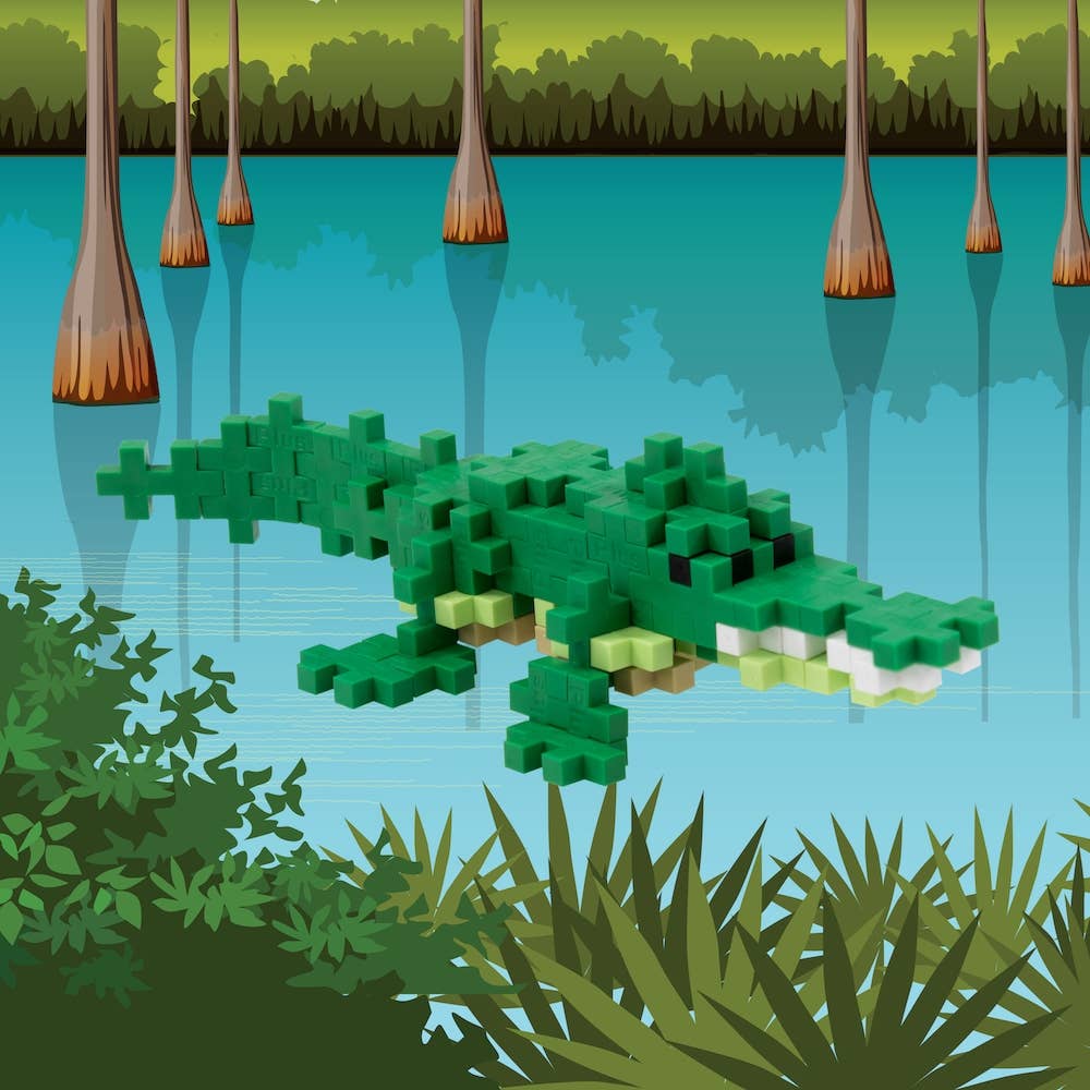 Plus-Plus USA - Wholesale Build-a-Toy - Kids - Tube - Alligator1
