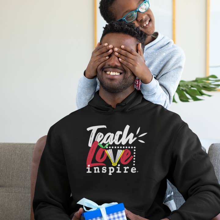 Felpa con cappuccio unisex Inspire Teach Love per la vendita all'ingrosso da parte di inspire