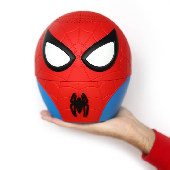 Marvel Spiderman 8" Bitty Boomers Bluetooth Speakers for wholesale by Bitty Boomers