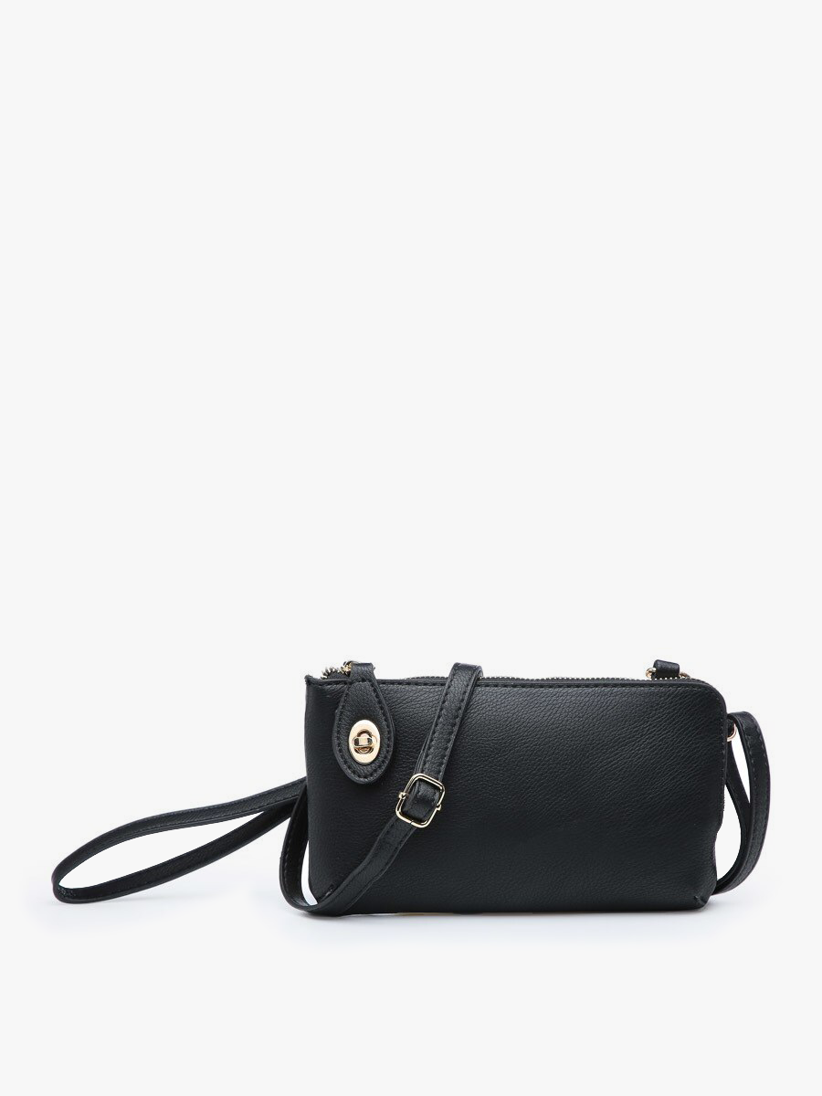 Jen & Co. – bolsa tiracolo - Mulher por atacado – M1818 Kendall Crossbody/pulseira com fecho de torção1