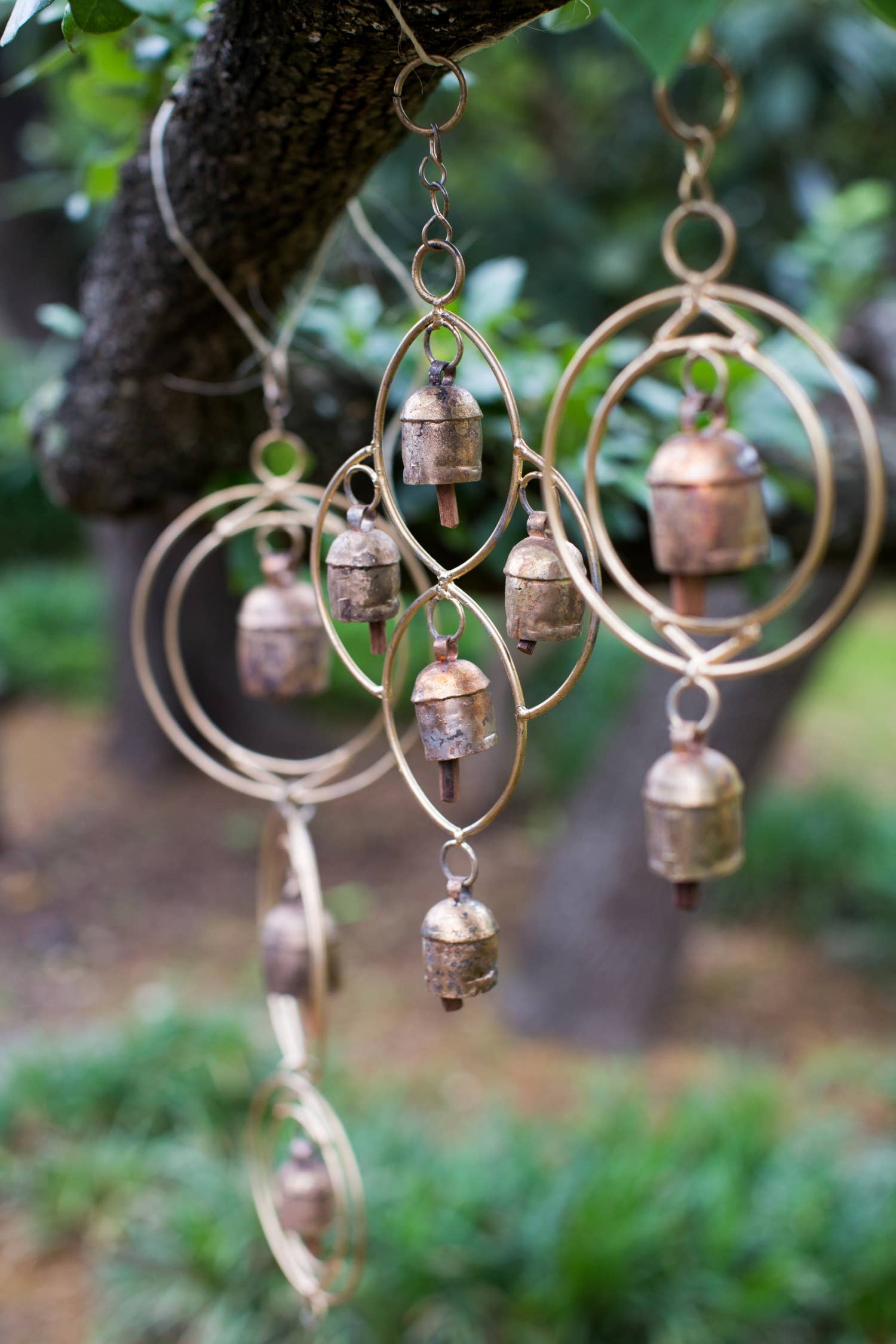 Matr Boomie Fair Trade - Wholesale Wind Chime - Ushas Dawn Short Rustic Bell Wind Chime - Handmade3