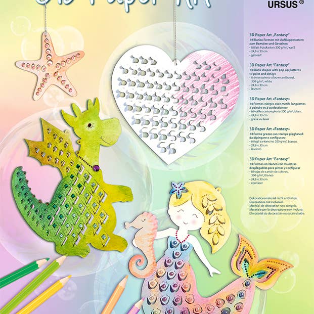 Papel 3D “Fantasia” por atacado de URSUS® / Buntpapierfabrik Ludwig Bähr GmbH & Co. KG