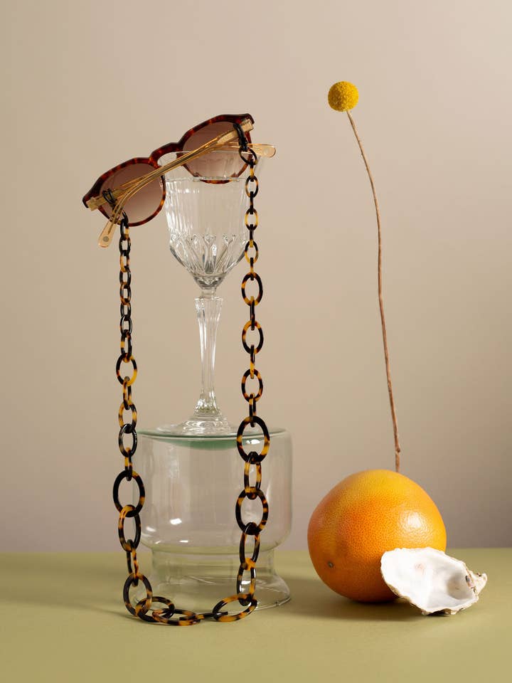 Smiley Chain | Skildpaddeskal | Brillekæde for engroshandel hos Orris London