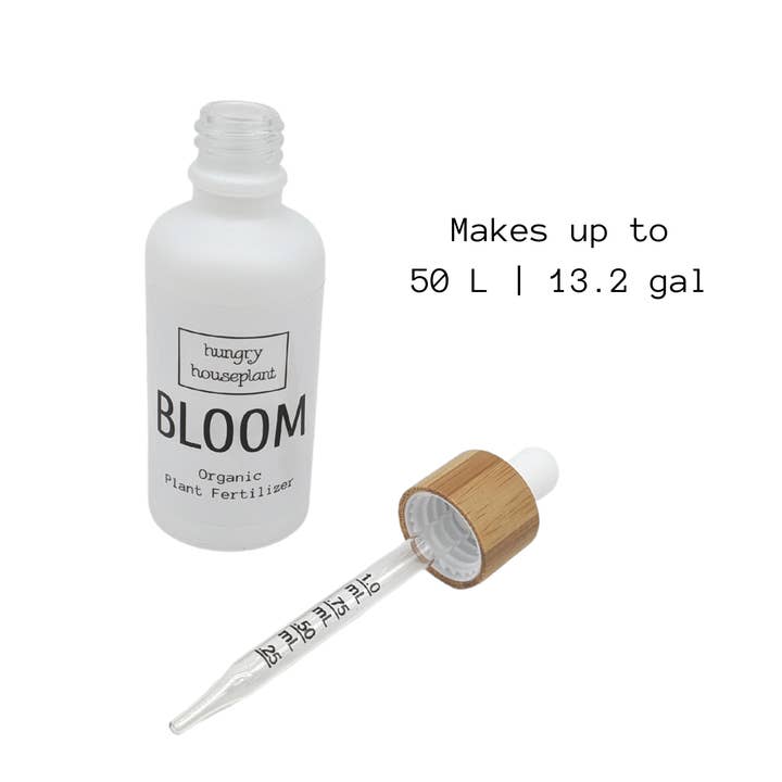 Hungry Houseplant - Wholesale Fertilizer - Case of 12: BLOOM Liquid Fish Fertilizer | 1.69 oz (50 ml)1