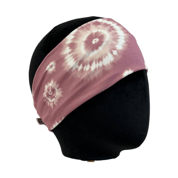 Lavender Splatter Stretch Headband for wholesale by The Sassy Olive Handmade Headbands