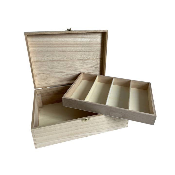Kinderkoffertjes.nl - Wholesale Craft Supplies - Wooden CRAFT BOX1