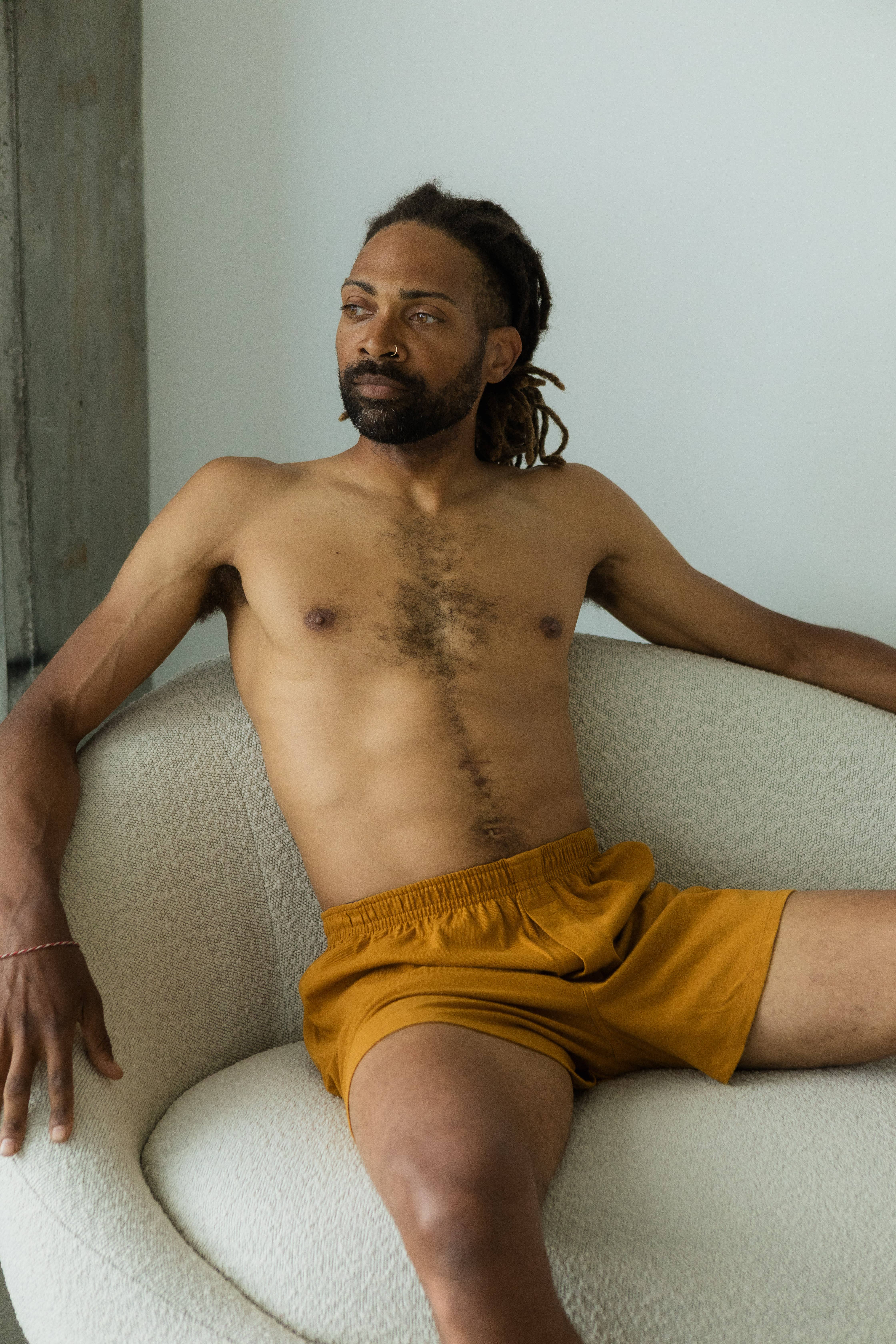 UNA PLUMA - Wholesale Underwear - Unisex - Breathable Boxers - Linen organic cotton blend loose boxers5