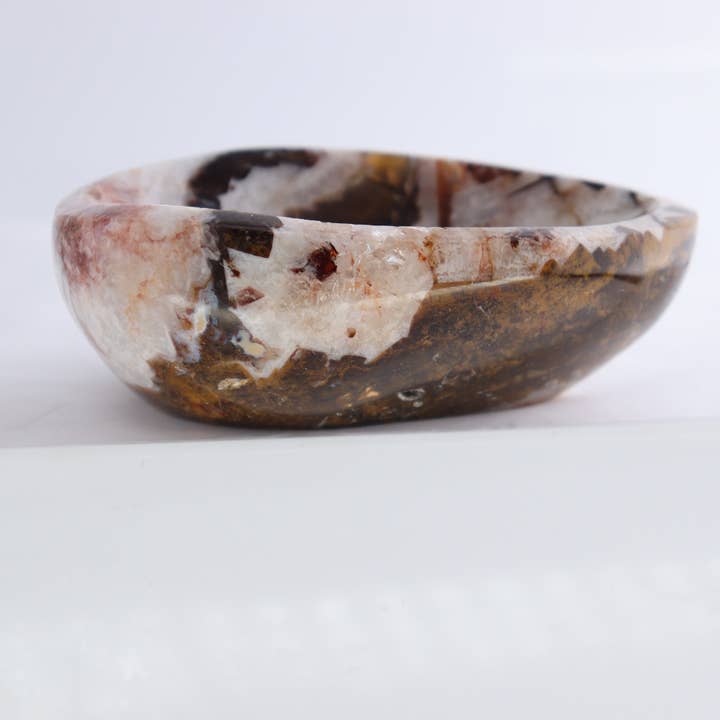 Mi Esperanza Minerals - Wholesale Decorative Plate/Dish/Bowl - Agate Bowls Set of 4