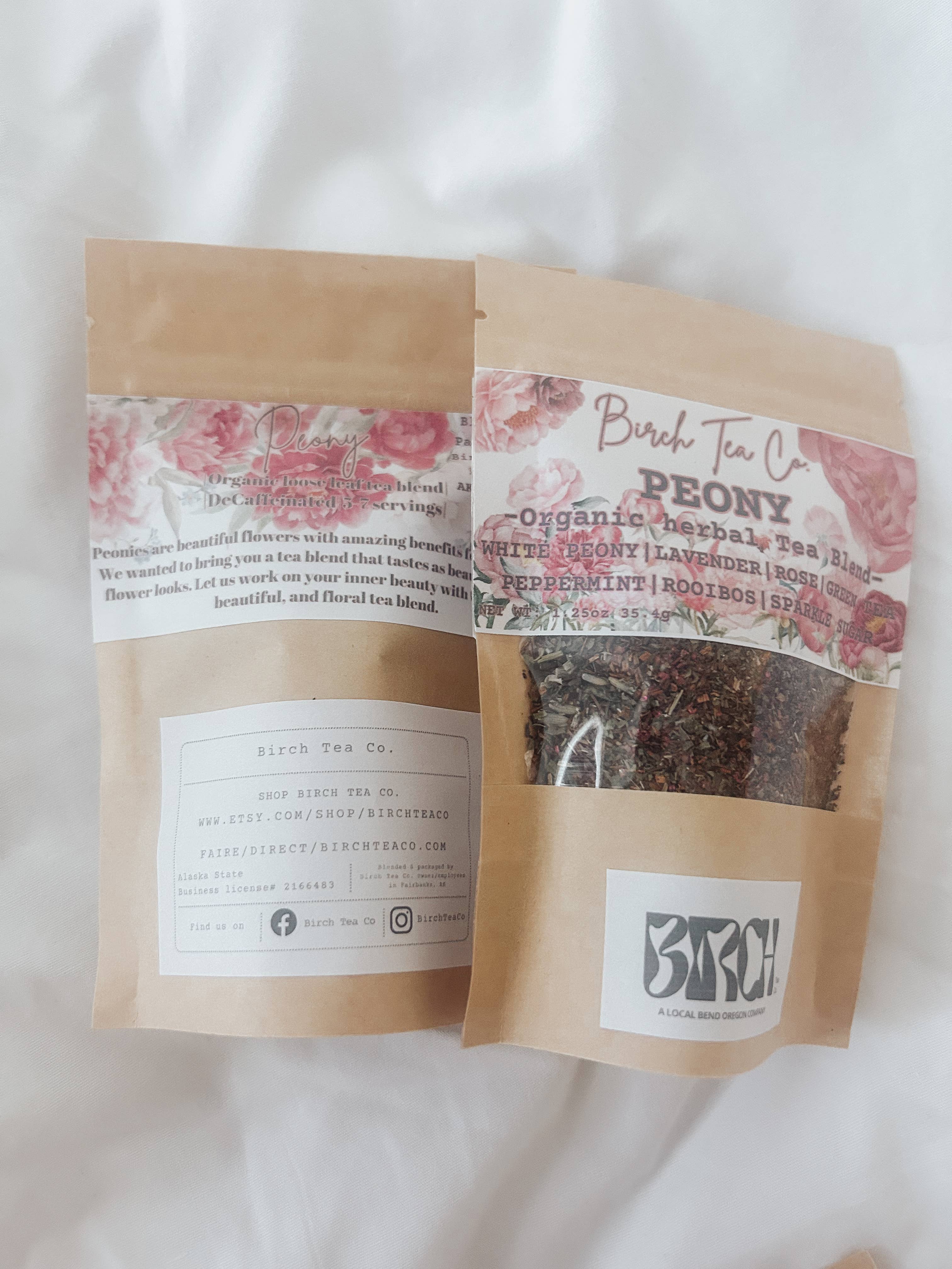 Birch Tea Co. - Vendita all'ingrosso Tè sfusi - Miscela di Tè Sfuso ai Fiori di Peonia5