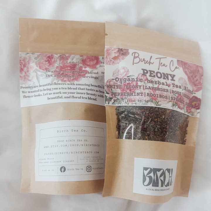 Birch Tea Co. - Vendita all'ingrosso Tè sfusi - Miscela di Tè Sfuso ai Fiori di Peonia5