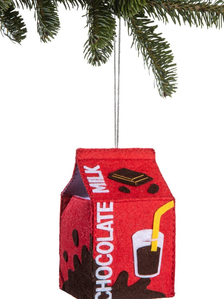 Chocolate Milk Ornament for wholesale by Silk Road Bazaar