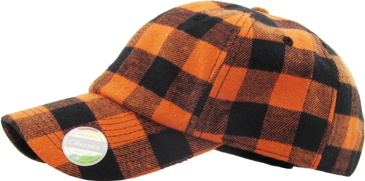 KBETHOS - Vente Casquette de baseball – unisexe - Casquette de baseball à carreaux KBETHOS16