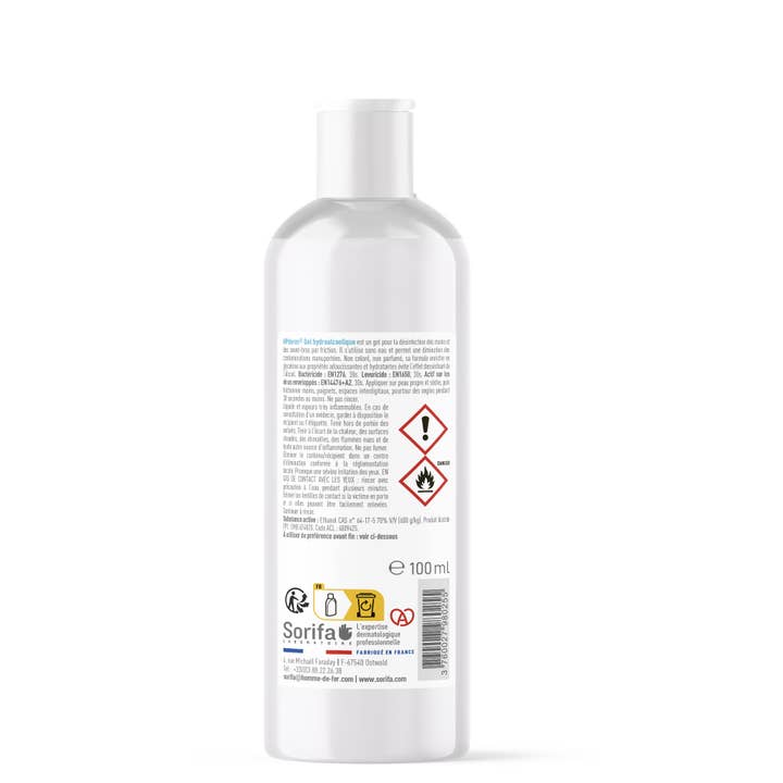 Laboratoire de l'Homme de Fer - SORIFA - Wholesale Hand Sanitizer - HPderm - Hydroalcoholic gel - 100 ml1