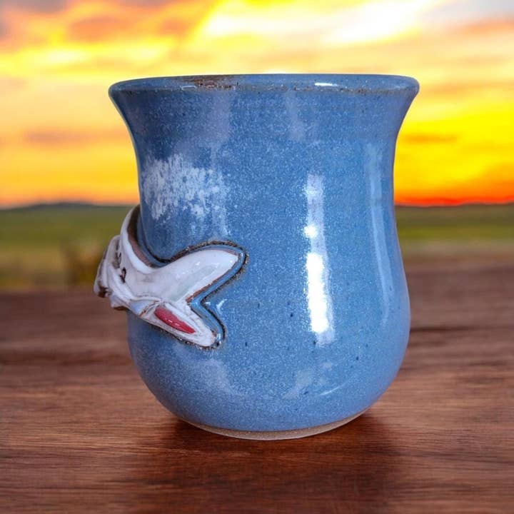 MudWorks Pottery - Wholesale Coffee Mug - Airplane Mug.Â