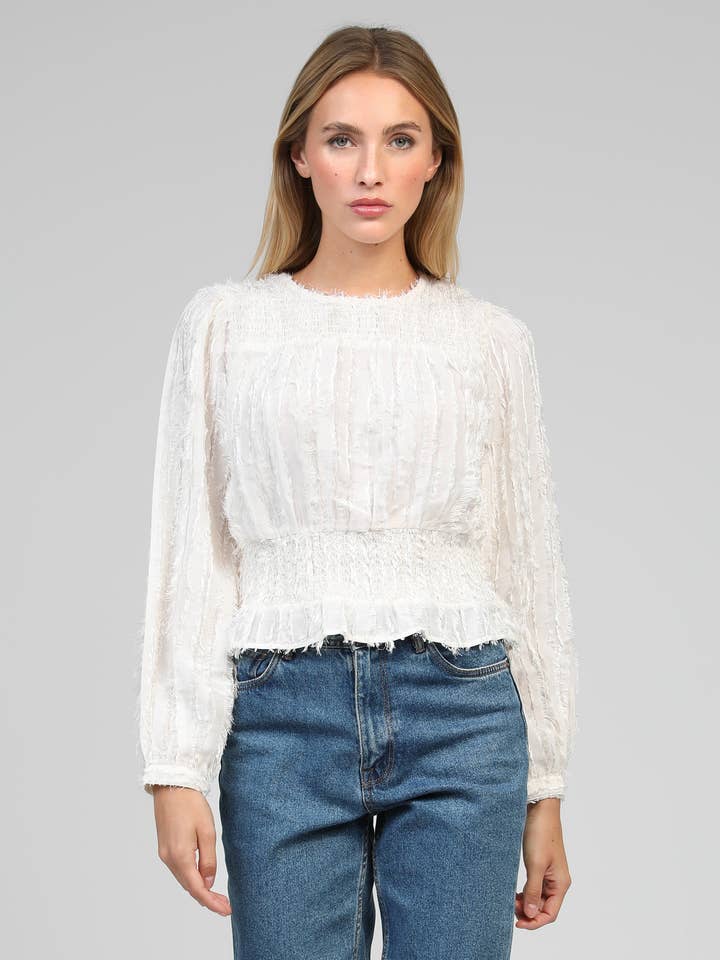 SALVANA BLOUSE white for wholesale by An'ge