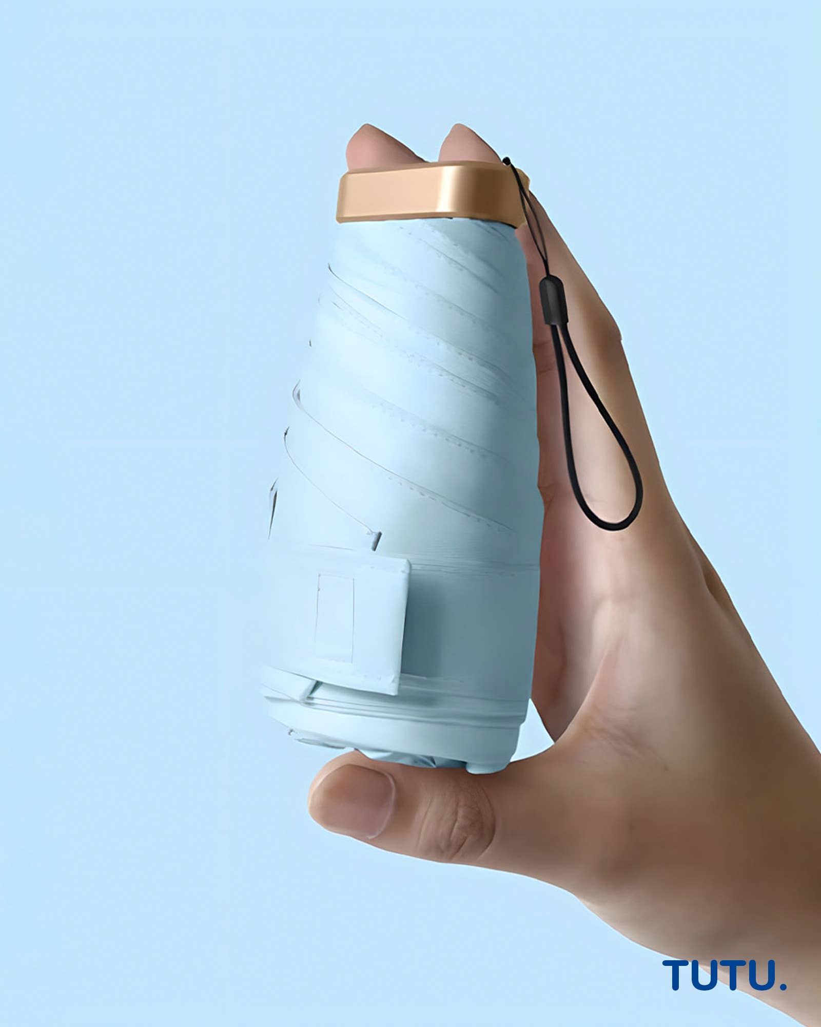 TUTU Home - Tableware & Decor – wholesale Paraply - Dam – ”Carte” Pocket Mini Paraply - Babyblå1