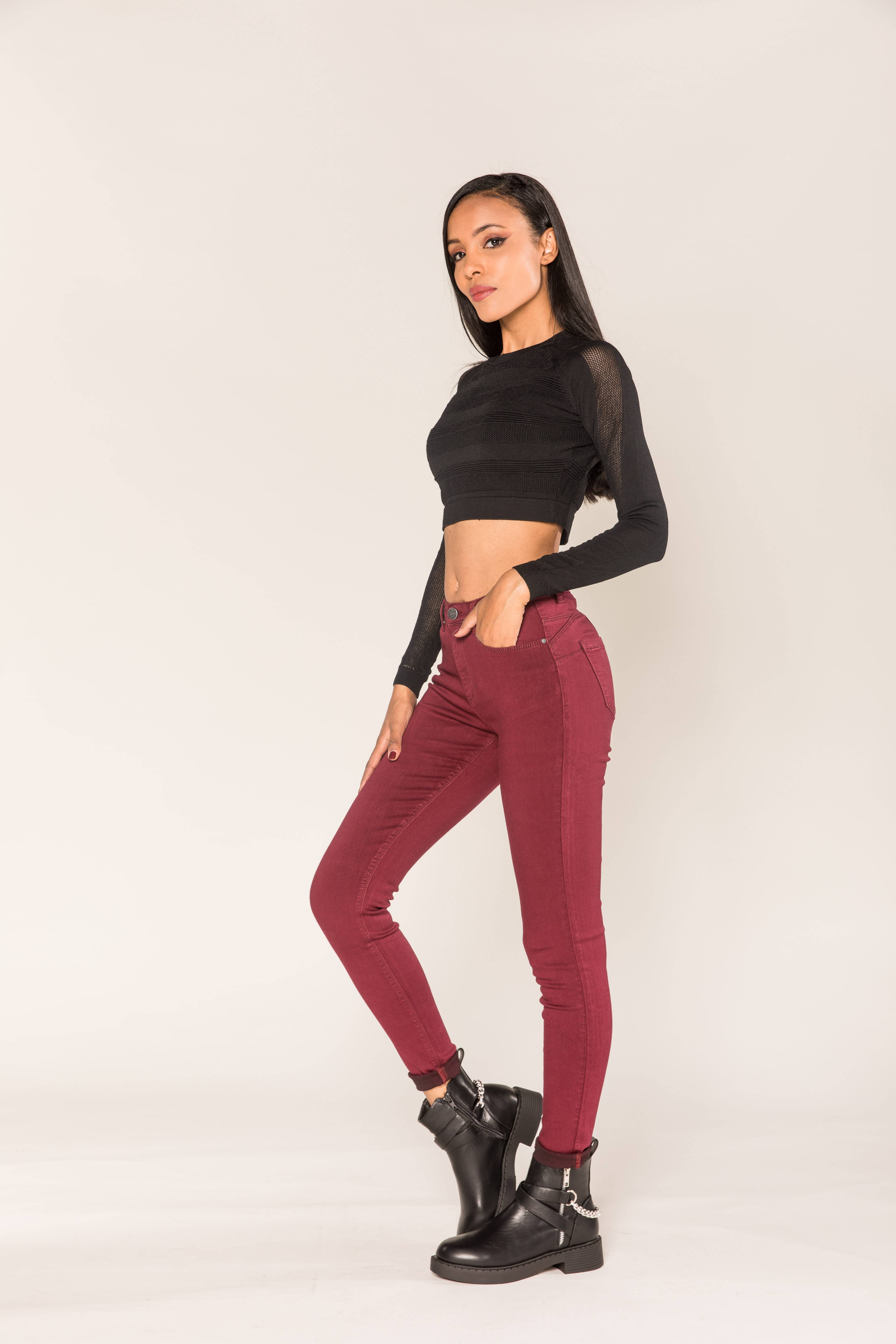Nina Carter - Wholesale Jeans - Women's - Skinny Push Up Comfortable High Waist Super Stretch P10614