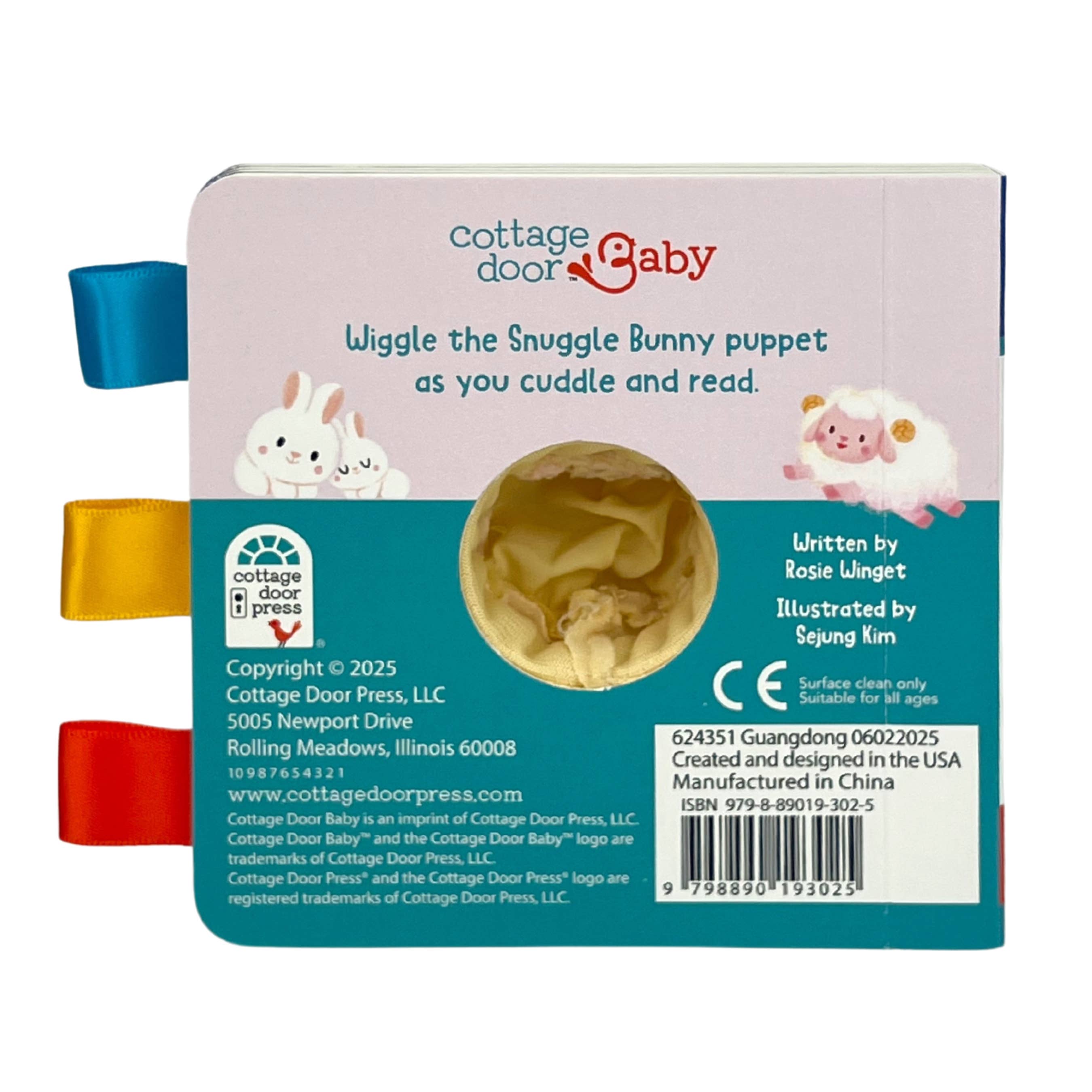 Cottage Door Press - Wholesale Baby & Toddler Book (0-2) - Snuggle Bunny Crinkle Finger Puppet Book for Babies5