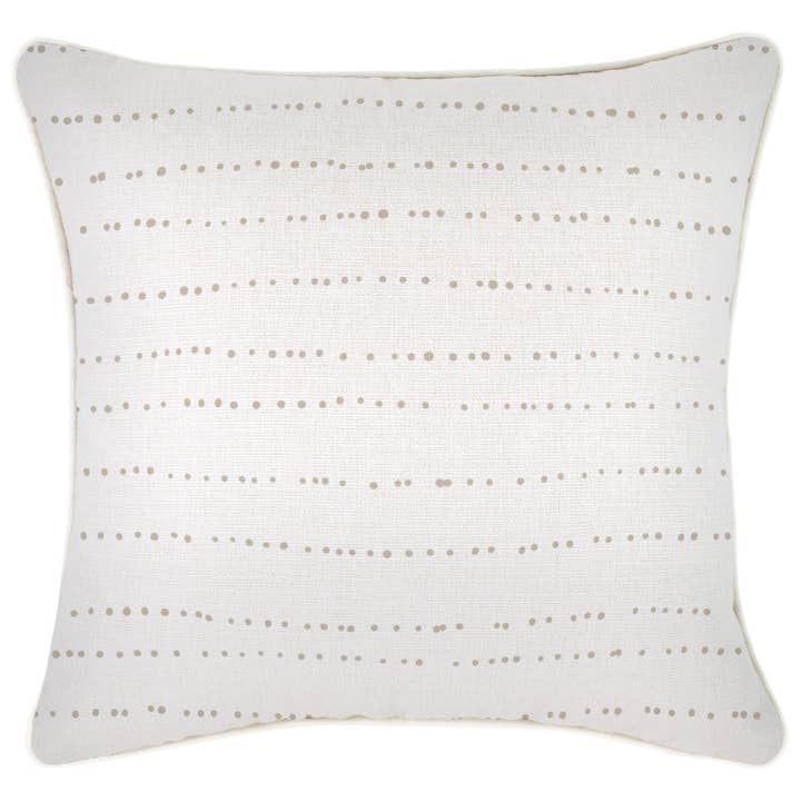 Housse de coussin avec passepoil - Journey Beige - 45 cm x 45 cm pour la vente par Escape To Paradise