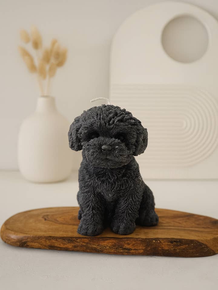 Grande Bougie Chiot Mignon pour la vente par Aroma Therapy Candle