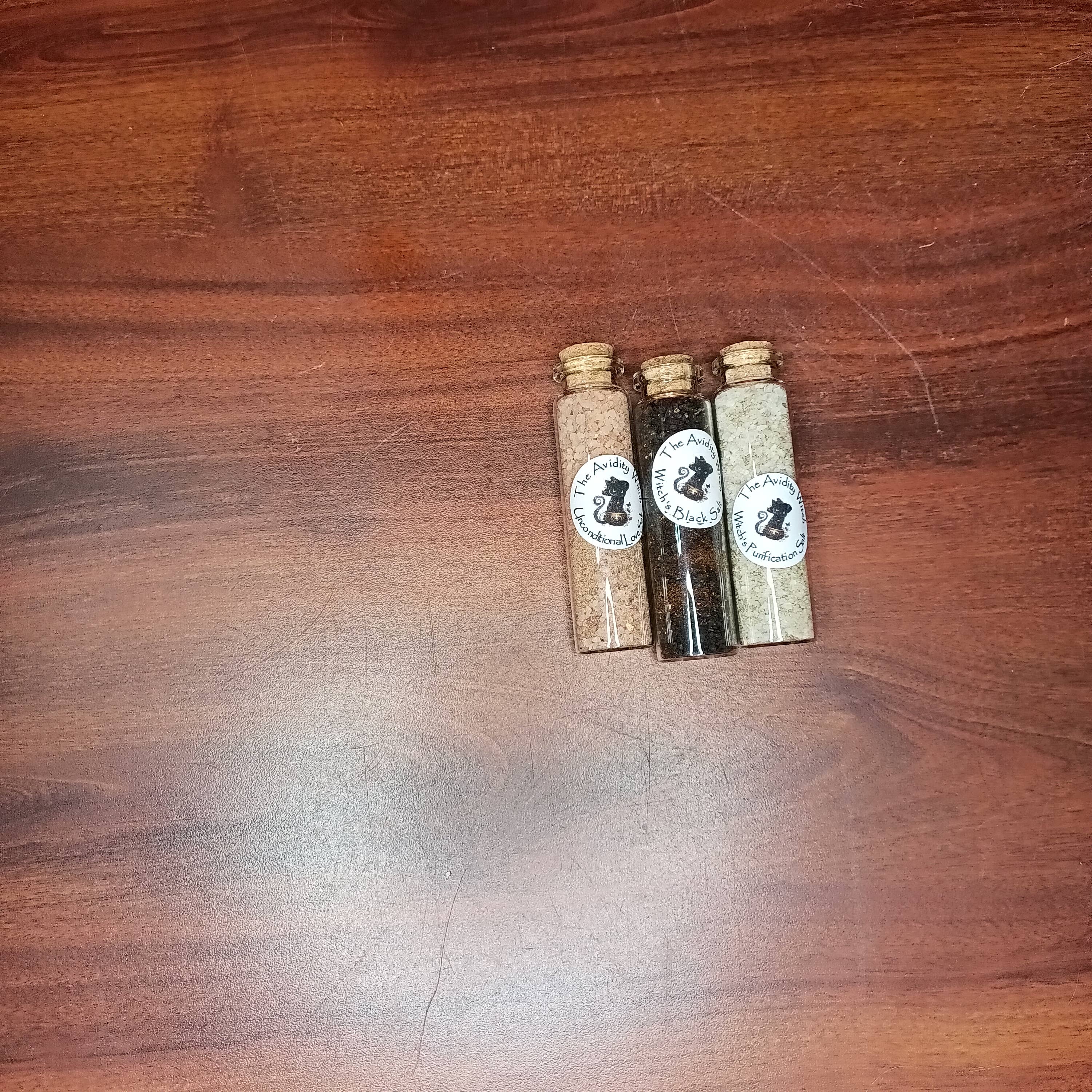 The Avidity Witch - Wholesale Meditation Supplies - Witch Salt Set14