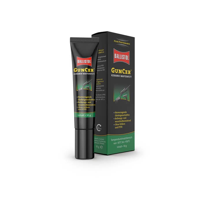 Ballistol – Großhandel Fahrradzubehör – GunCer Waffenfett - Tube 10 g /CF10