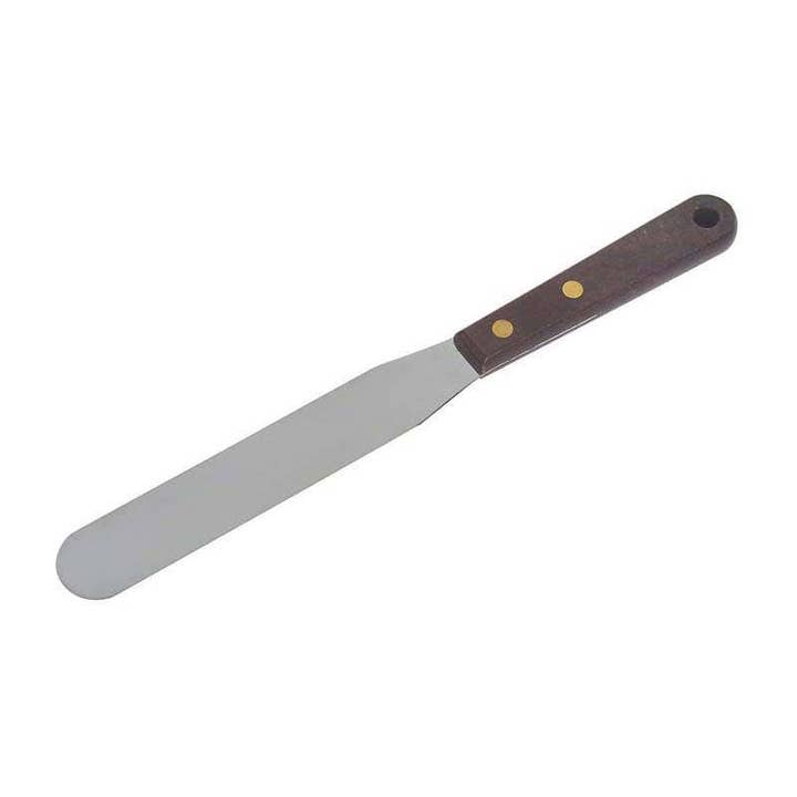 Icing Spatula with Riveted Wooden Handle 15.5cm for wholesale by Dexam UK