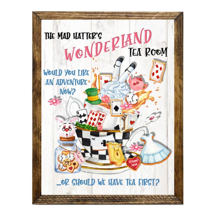 TIMBERLAND RAMME MAD HATTERS WONDERLAND TE SALON for engroshandel hos Jarmz Designs