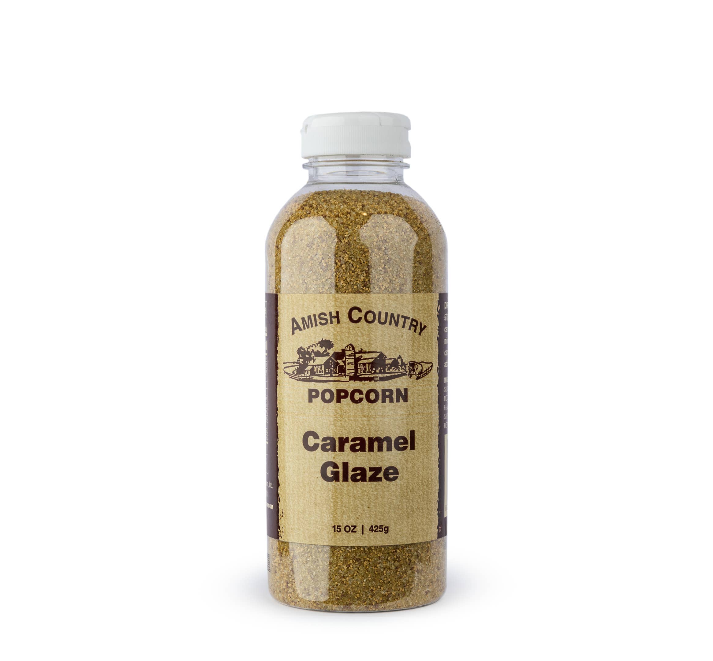 Amish Country Popcorn - Wholesale Caramel Sauce - 15oz Bottle of Caramel Glaze