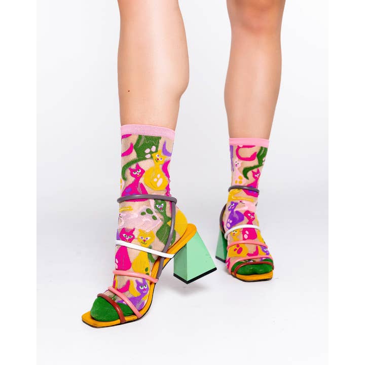 Dopamine Cats Sheer Crew Sock and other Purchase Wholesale dopamine. Free Returns & Net 60 Terms on Faire trending on Faire.