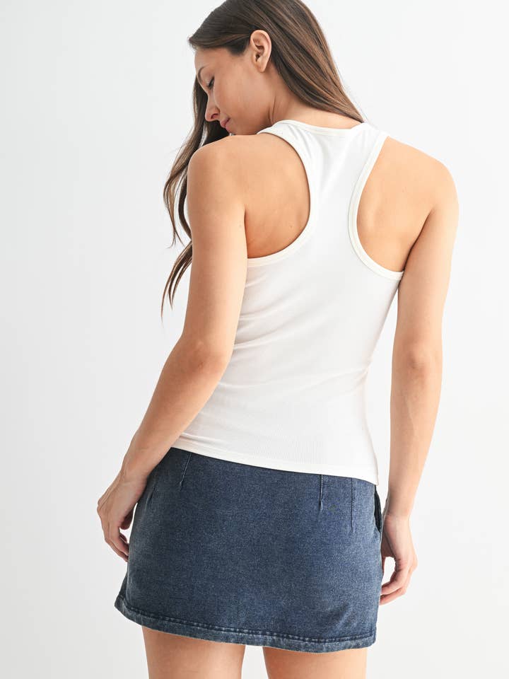 Mono B - Wholesale Tank Top - Women's - Slim Fit Scoop Neck Tank Top17