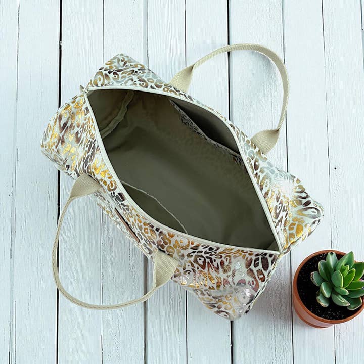 Emmanuel Création – wholesale Weekender bag – Unisex – Duffle bag, "Savannah" white2