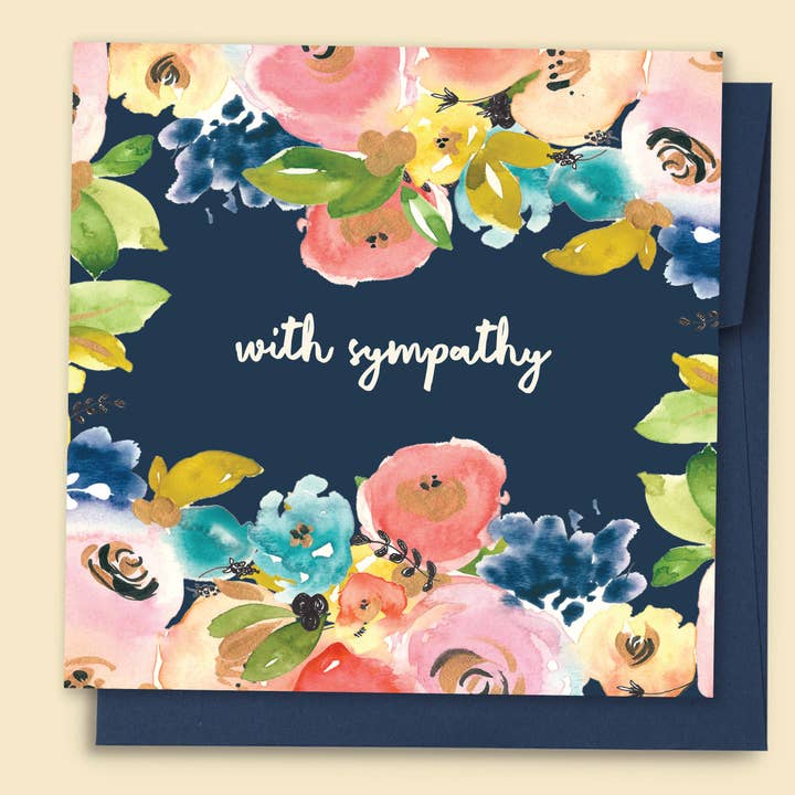 Florale Beileidskarte - Großhandel für den Großhandel von Papernest