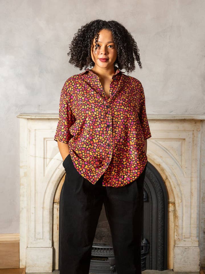 Harvest overhemd met knoop sluiting voor wholesale door Mixed by Nasrin