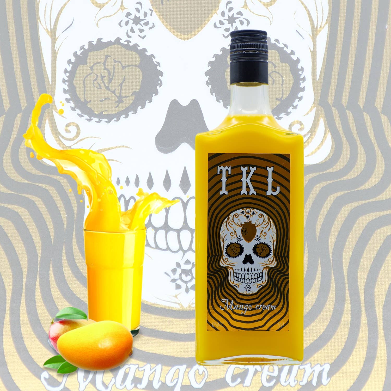 Destilerías Acha - Wholesale Fruit Juice - TKL Mango Cream - 700 ml0
