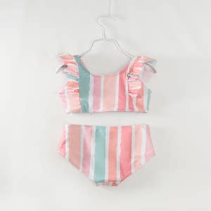 Wholesale Teen / Tween Girls Long Sleeve Two-Piece Swim Set - Unicorn for  your store - Faire