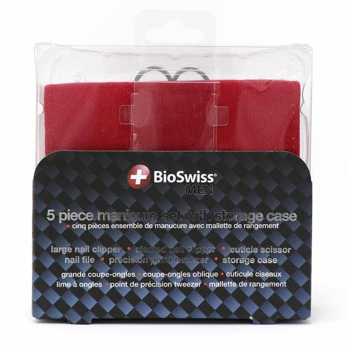 Donnamax Inc. - Wholesale Nailcare Set - 48 Case, 5 Piece Manicure Set BIOSWISS