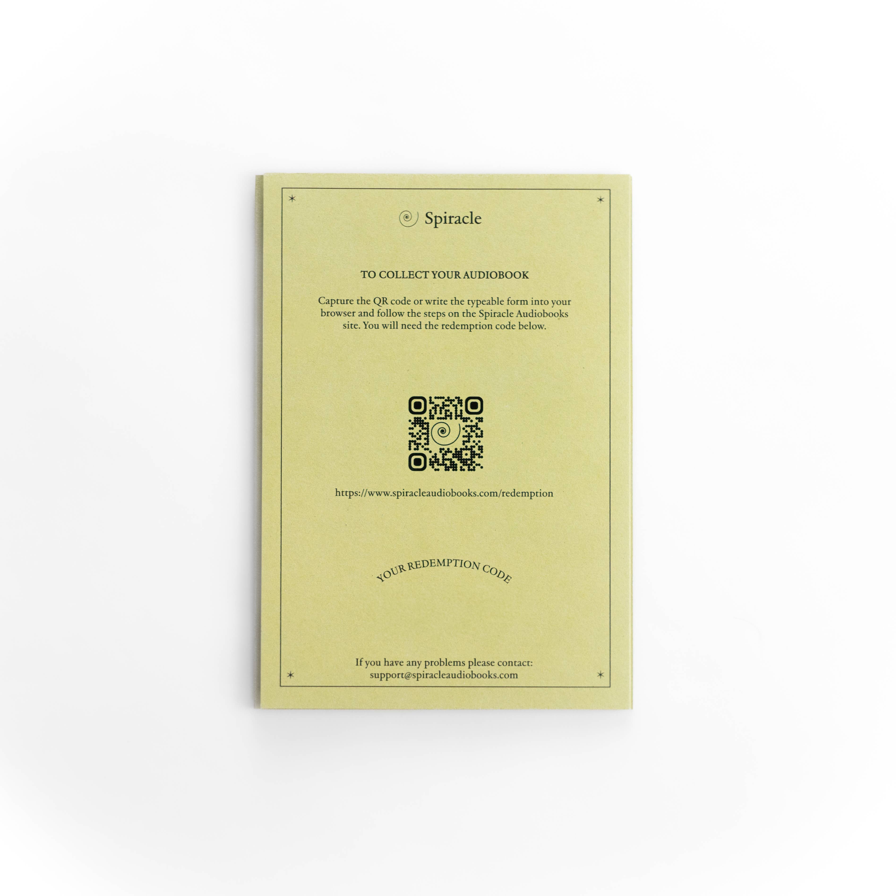 Spiracle Audiobooks – wholesale Everyday greeting card – Audiobook in a Card: The Great Gatsby13