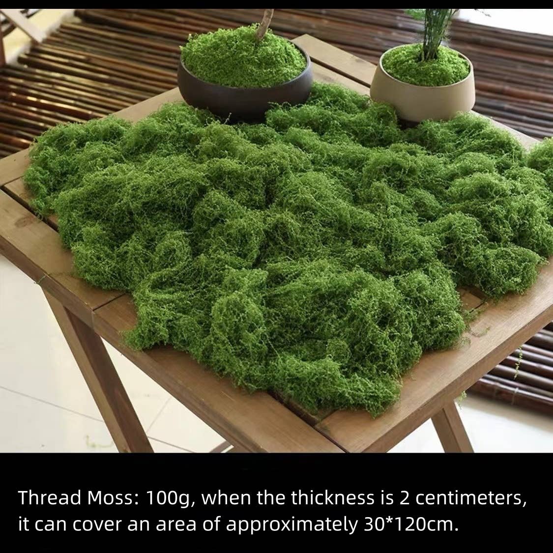 ACNITE(We cover U.S. import duties) - Venta al por mayor Plantas artificiales - Hilo artificial, musgo, decoración rústica, hierba falsa0