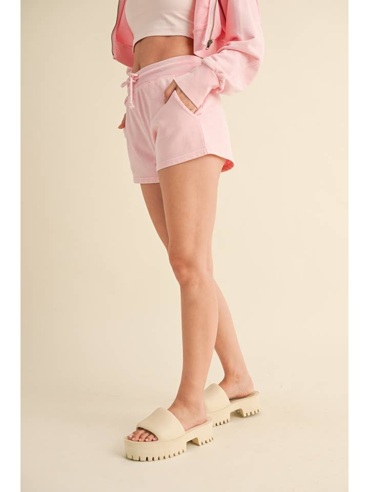 KIMBERLY C - Wholesale Korte broeken - Dames - Mineral Wash Shorts38