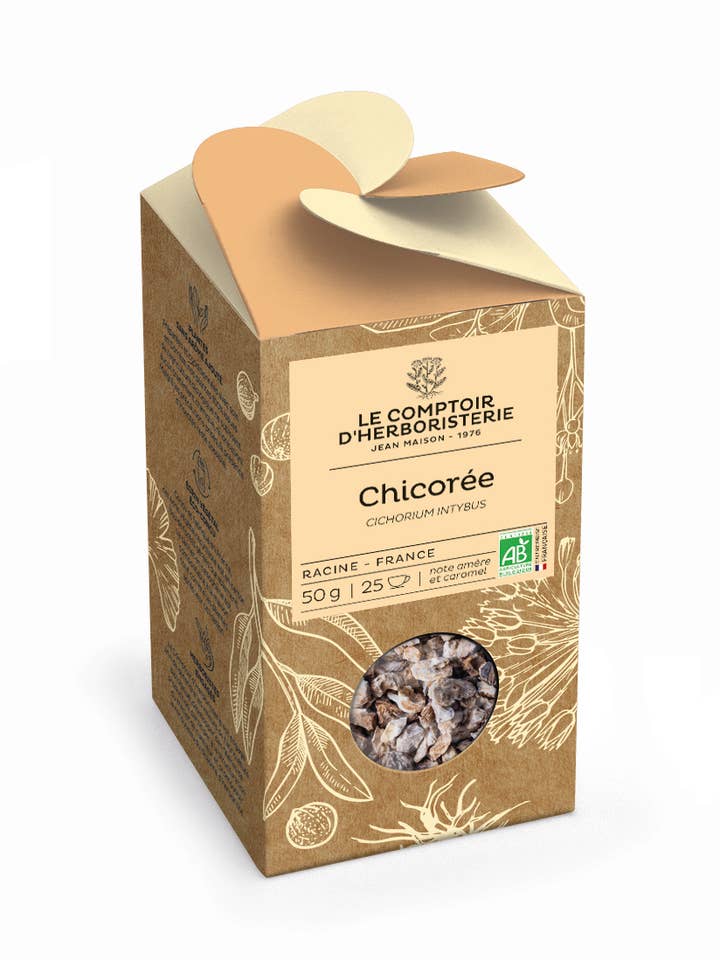 INFUSO DI CICORIA BIOLOGICA ALLA RADICE FRANCESE 50G per la vendita all'ingrosso da parte di LE COMPTOIR D'HERBORISTERIE