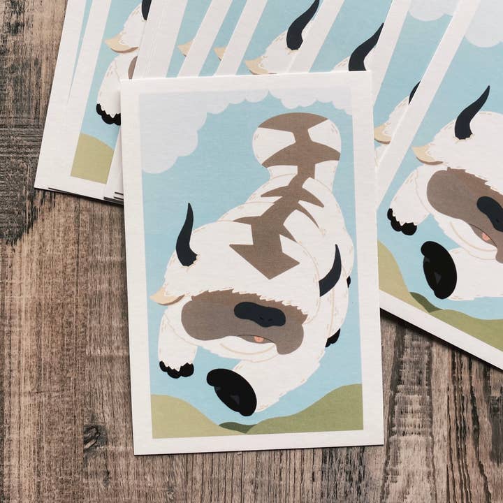 Vliegende bizonprint - 4x6 voor wholesale door Arianna Rose Art